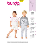 Burda - Узор для пижамы - 9326