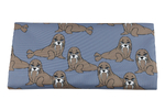 Tissu imperméable - Animal Collection - Morses - bleu