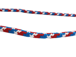 Хлопковая веревка 16 мм  - MULTI  - синий и красный