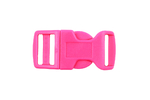 Klamra plastikowa łamana - różowy - 20mm