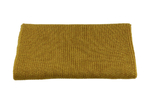 Panneau tricoté - couverture - moutarde