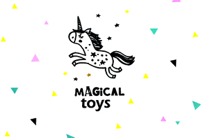 Panneau pour un panier de jouets - Magical toys