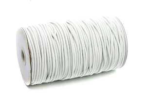 эластичный шнур 3 мм - белый