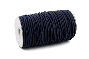 эластичный шнур 3 мм - темно-синий