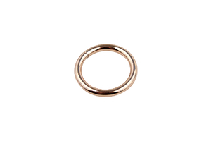 Металлический круг из розового золота - 25 мм 