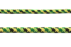 Corde en coton 12 mm - MULTI  - vert jaune