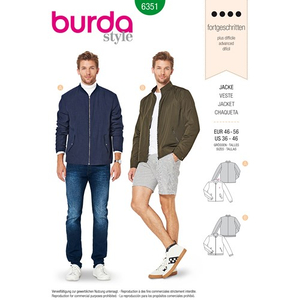 Burda - Motif pour une veste pour homme - 6351