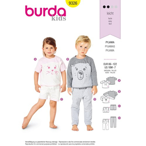 Burda - Motif pour pyjama - 9326