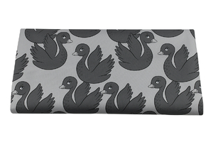 Водонепроницаемая ткань - Animal Collection - Лебеди - серый