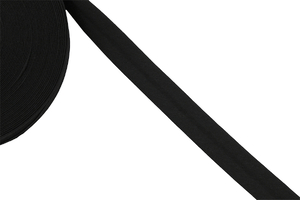 Lamówka dzianinowa - elastyczna - czarna