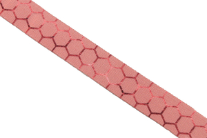 несущая лента - розовые шестиугольники - 30 mm   