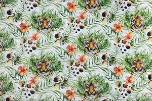 Ткань для коврика для пикника - тигр