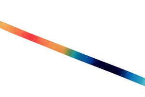 Trägerband haut - Regenbogen ombre   - 20 mm 