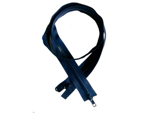 ZReißverschlusswürfel - doppelseitig (zweisträngig) - 95 cm - marineblau 