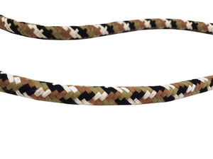 Хлопковая веревка 16 мм - MULTI  - коричневый камуфляж
