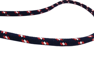 Хлопковая веревка 16 мм  - MULTI  - темно-синий красный