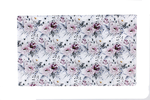Bouquet violet - tissu en coton