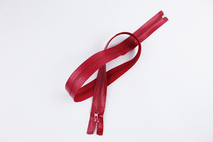 Wasserdichter Reißverschluss - 90 cm - rot  