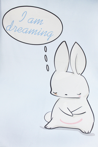 Leeres Panel - Hase- I am dreaming