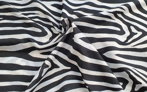 Silki stoff - Zebra