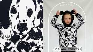 Dalmatiens - sweat-shirt - impression numérique 