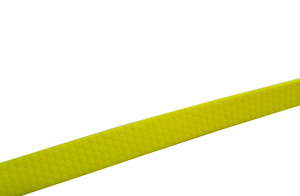 Taśma PVC na smycze - fluo żółta 20mm