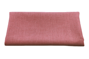 Льняная ткань - грязно-розовый