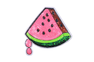 Sequin Streifen doppelseitig - Wassermelone 