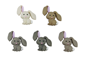 Dekorative Knöpfe - Kaninchen