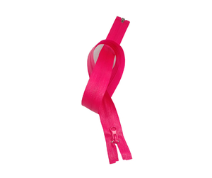 Wasserdichter Reißverschluss - 70 cm - rosa
