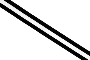 Streifenband - schwarz-weiß-schwarz