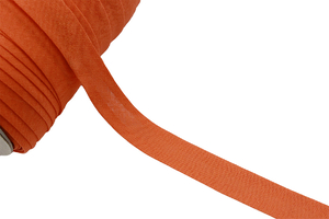 Schrägband aus Baumwolle - orange
