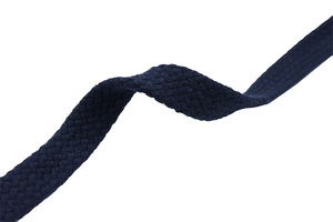 Плоский шнур - темно-синий
