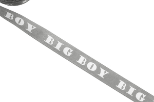 Streifenband - Big Boy - grau