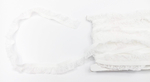 Openwork elastic lace - white 