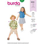 Burda Kids - wykrój na koszulki - 9321