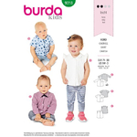 Burda Kids - wykrój na koszule na guziki - 9318