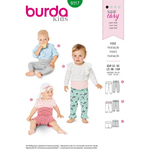 Burda Kids - wykrój na spodenki - 9317