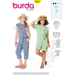 Burda Kids - wykrój na kombinezony - 9325