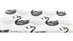 Waterproof fabric - two swans 