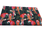 Waterproof fabric - red parrots 