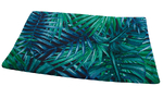 Palm trees on dark - lycra for swimwear 