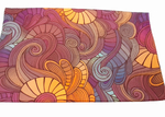 Atlantyda z fioletem - lycra na stroje kąpielowe  