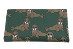 Animal Collection Walruses - forest green - softshell   