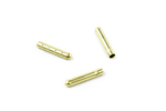 The terminal metal tip for cords - gold