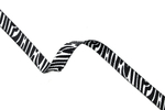 Printed cord - zebra