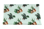 Waterproof fabric - Plants Collection - mint