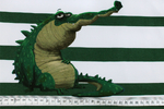 Krokodil - Panorama-Panel - Digitaldruck - Sweat 