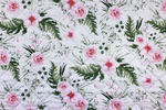 Tissu pour tapis de pique-nique - fleurs en feuilles