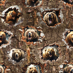 Tkanina wodoodporna - grizzly bears